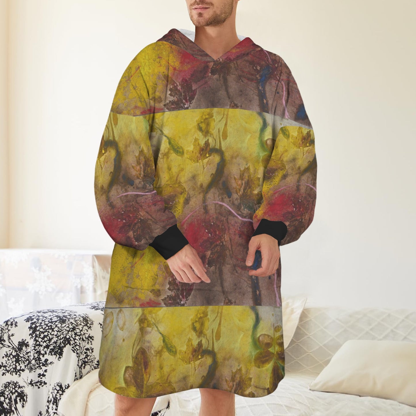 Natur b by Eskild Beck Unisex Blanket Hoodie