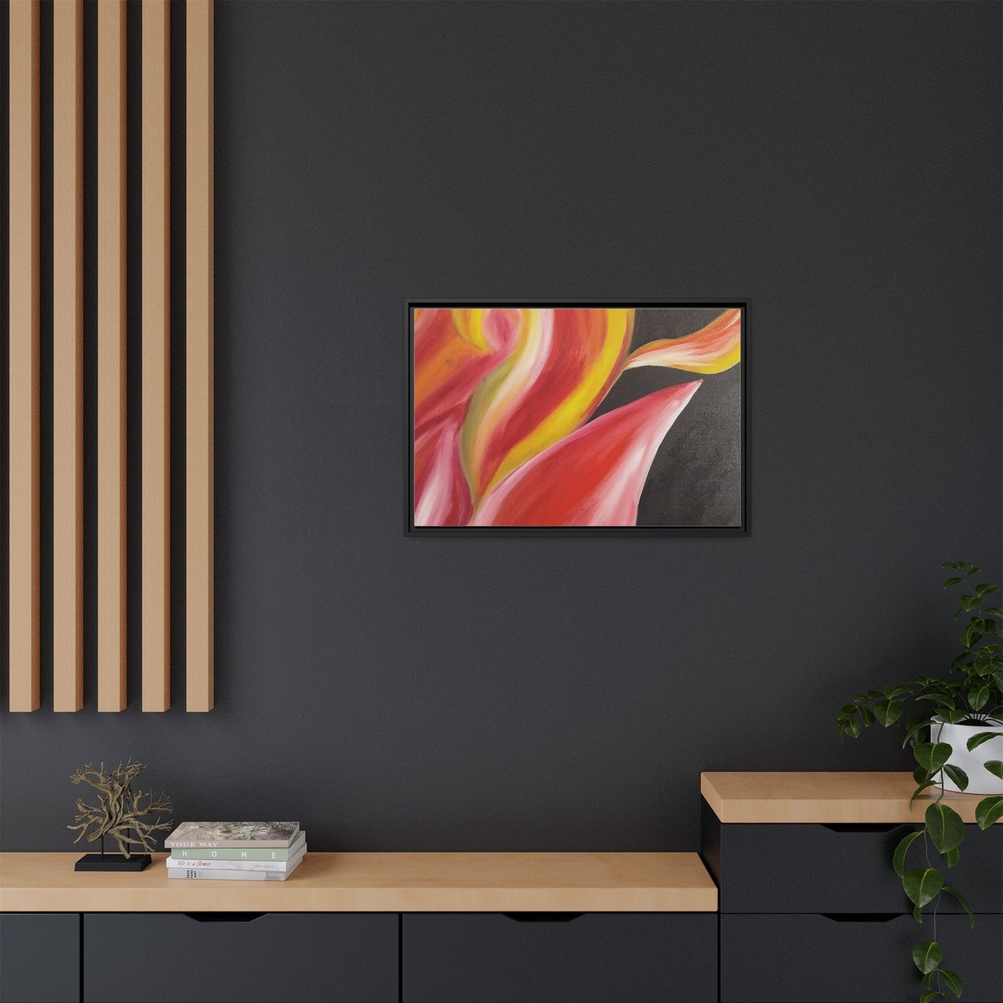 'A Autistic Phoenix' Framed Canvas Art