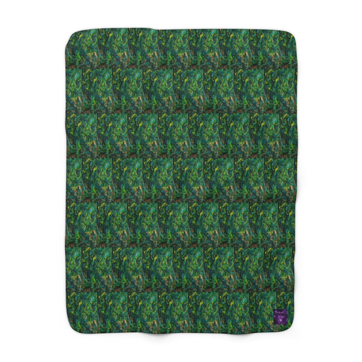 'The Woods and The Trees' by Catherine Sweet Sherpa Fleece Blanket