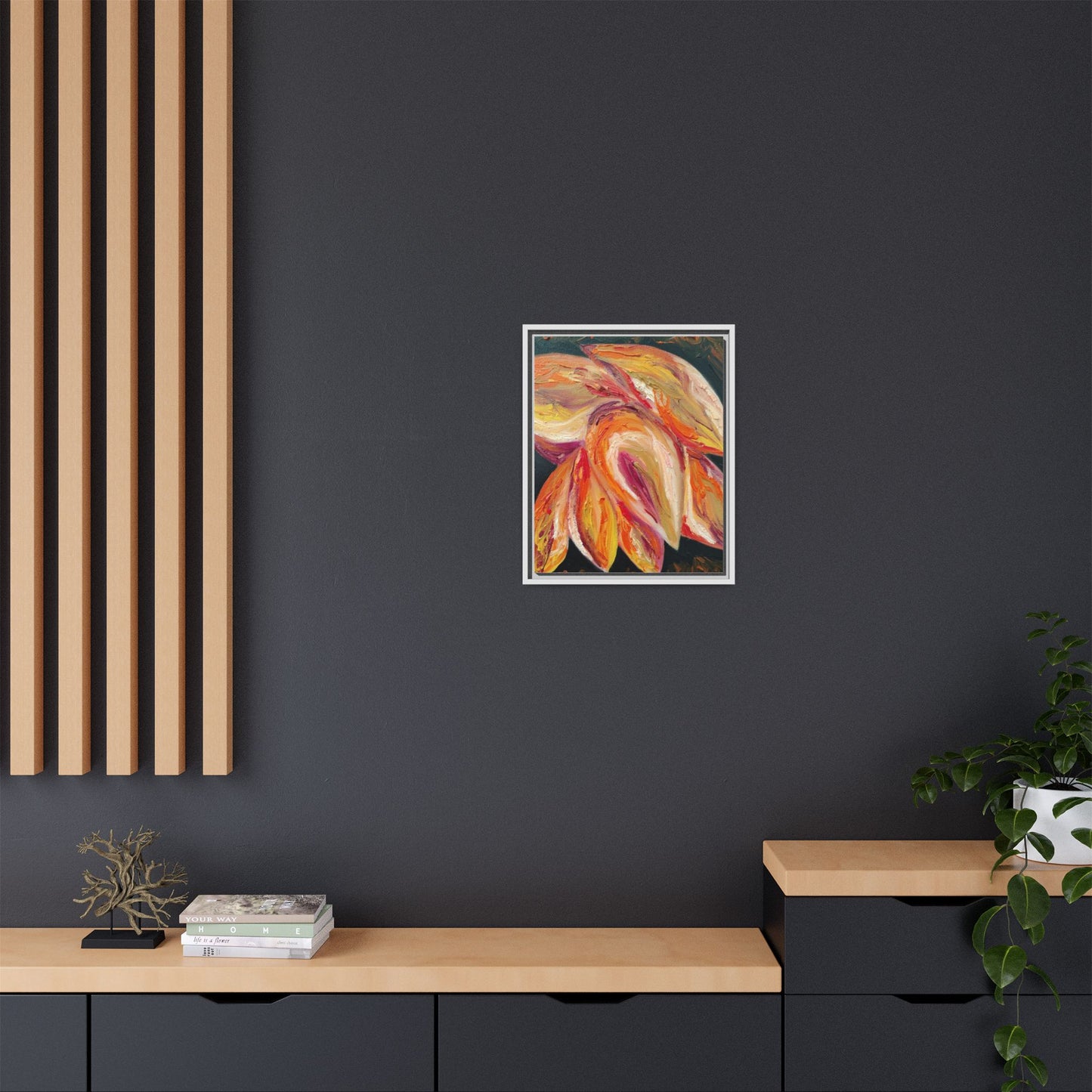Dramatic Awakening Framed Canvas Art