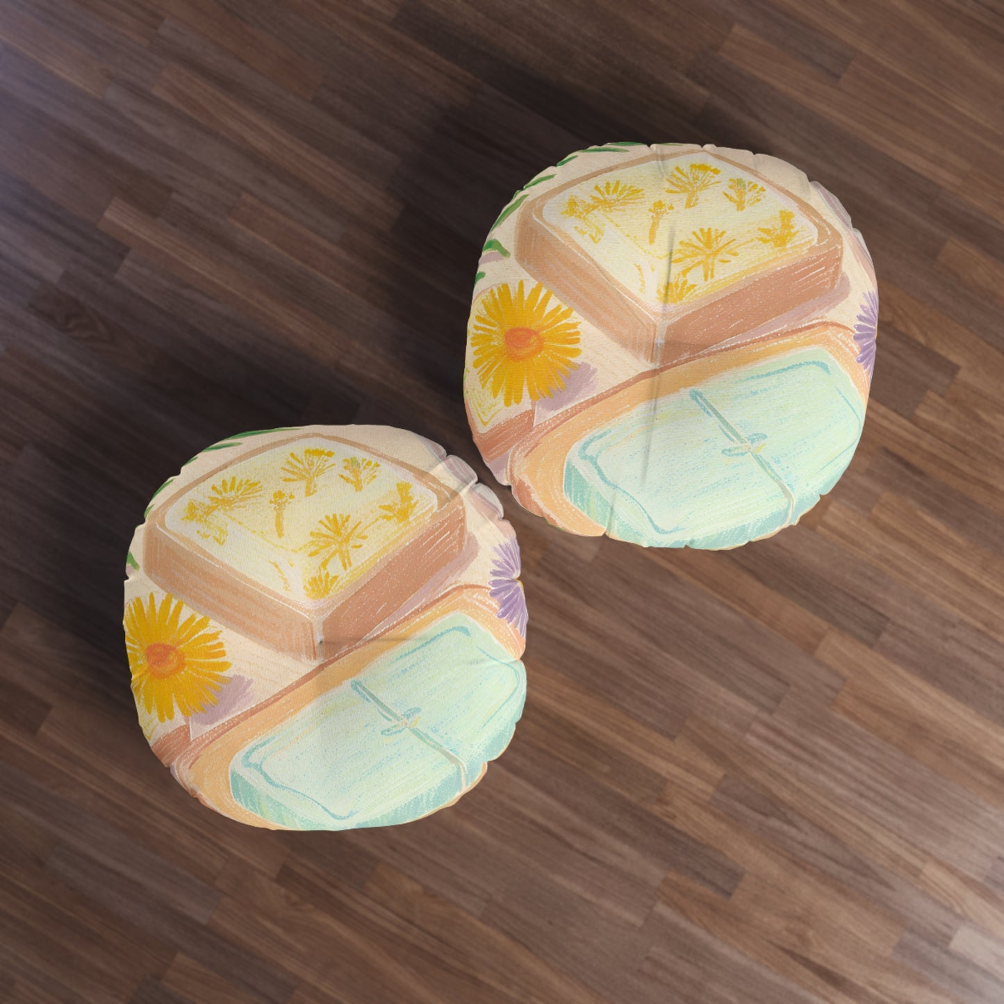 Soap Tufted Floor Pillow