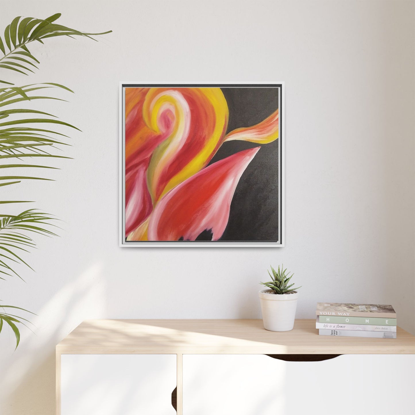 'A Autistic Phoenix' Framed Canvas Art