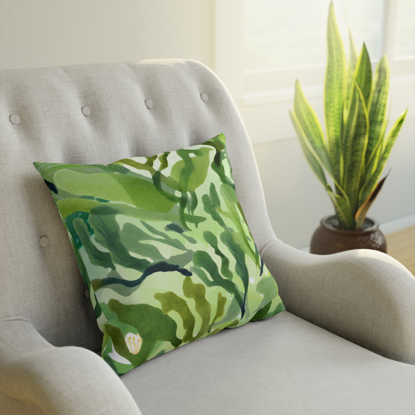 Pond Algae Eco-Friendly Pillow