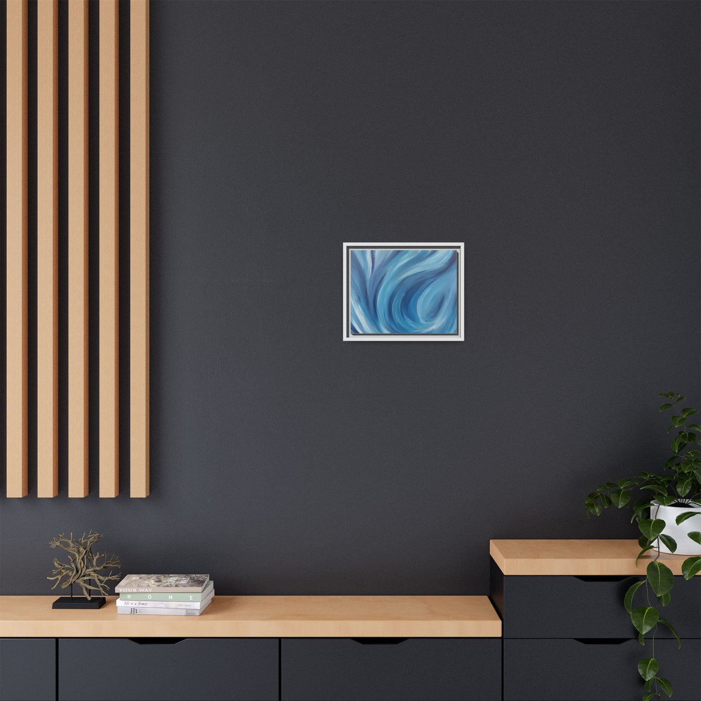 Intrinsic Reflection Framed Canvas Art