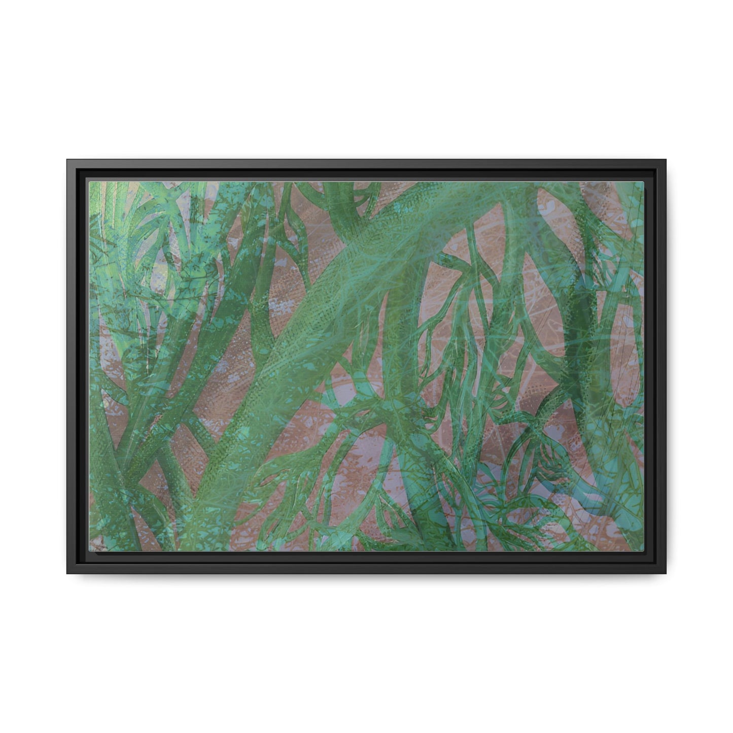 Inner Depths Framed Canvas Art