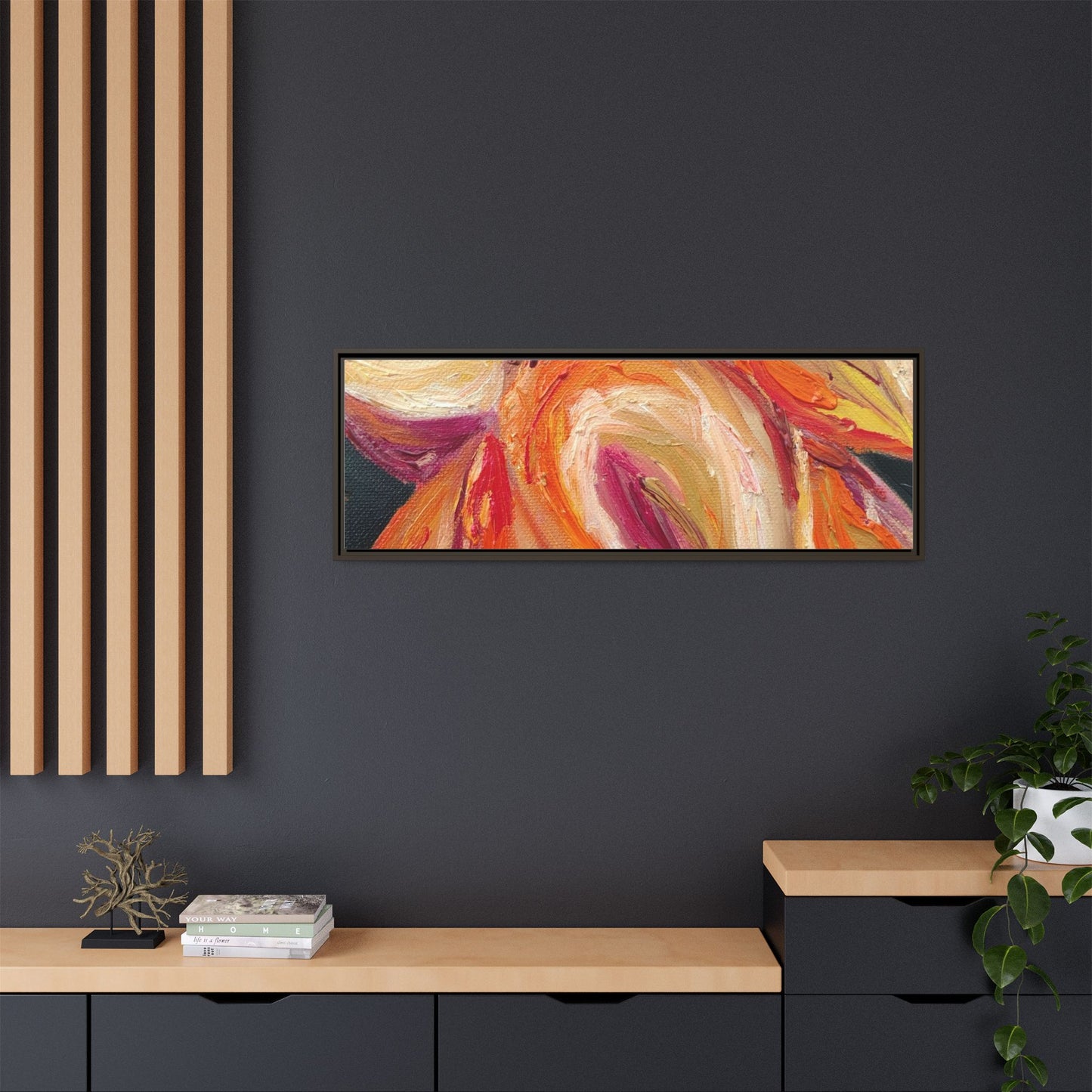 Dramatic Awakening Framed Canvas Art