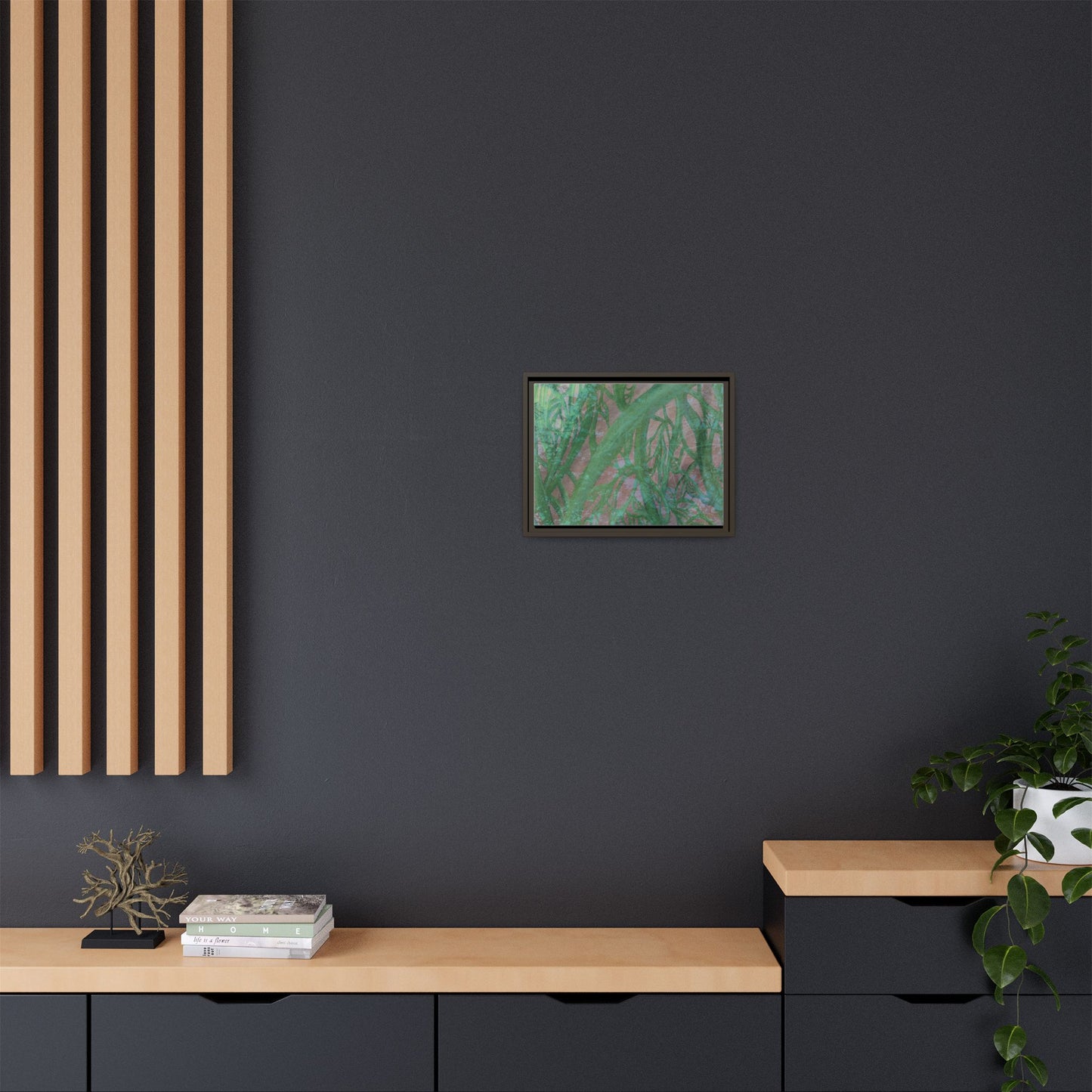 Inner Depths Framed Canvas Art