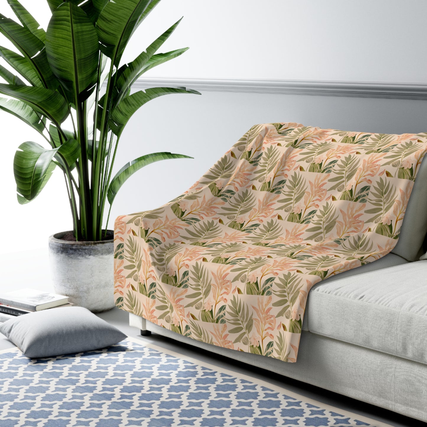 Nature's Aura Sherpa Fleece Blanket