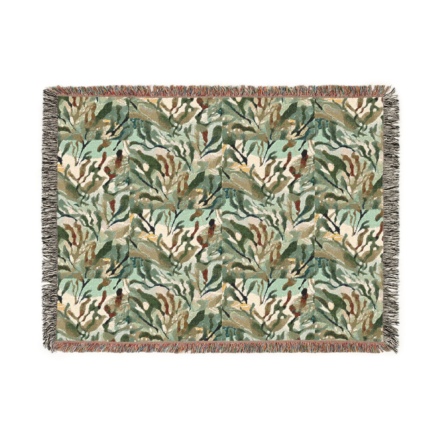 Pond Algae 100% Cotton Cozy Blanket