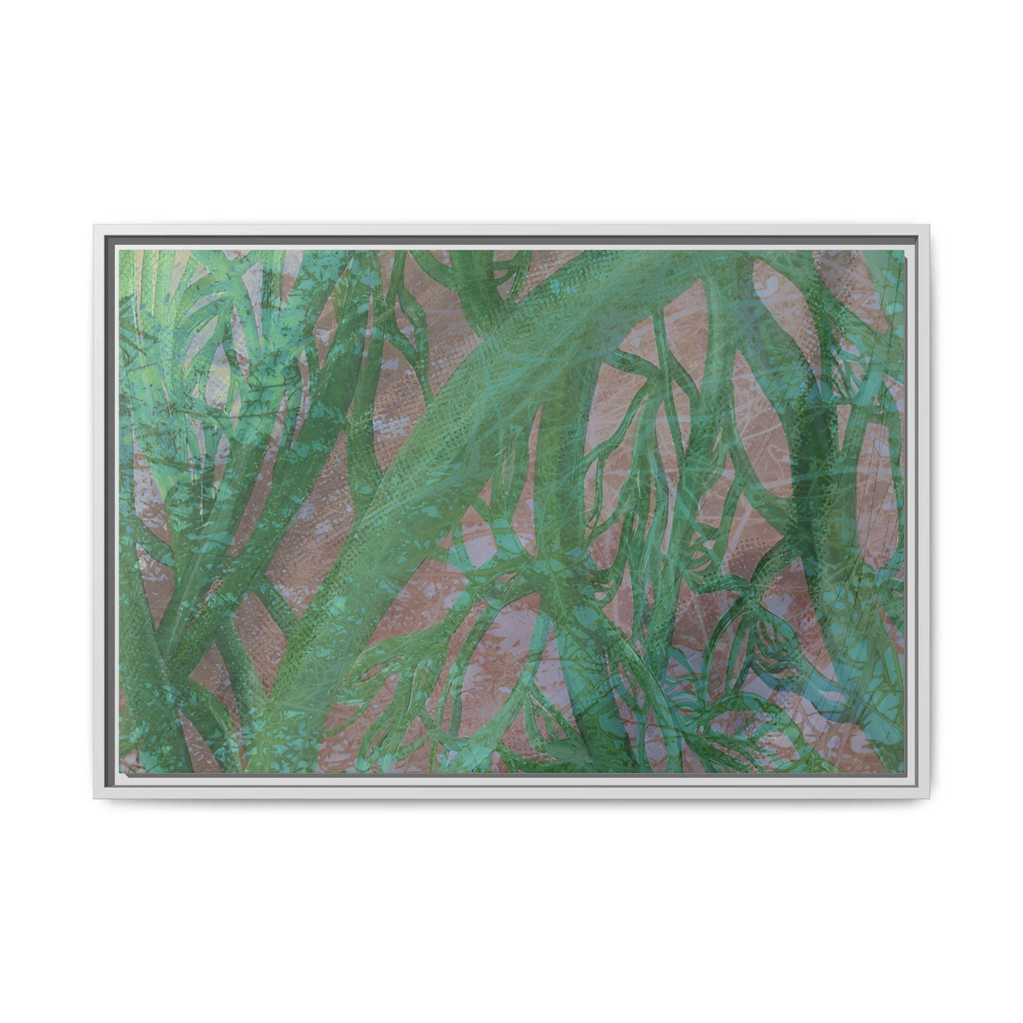 Inner Depths Framed Canvas Art
