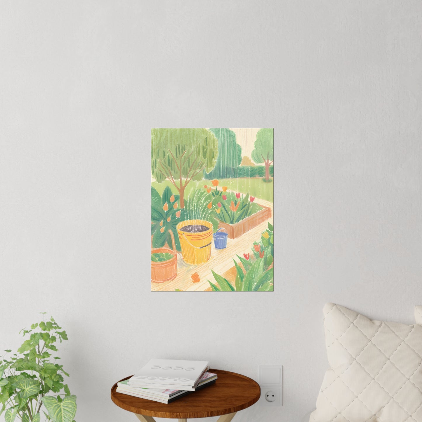 Rain Garden Wall Decals