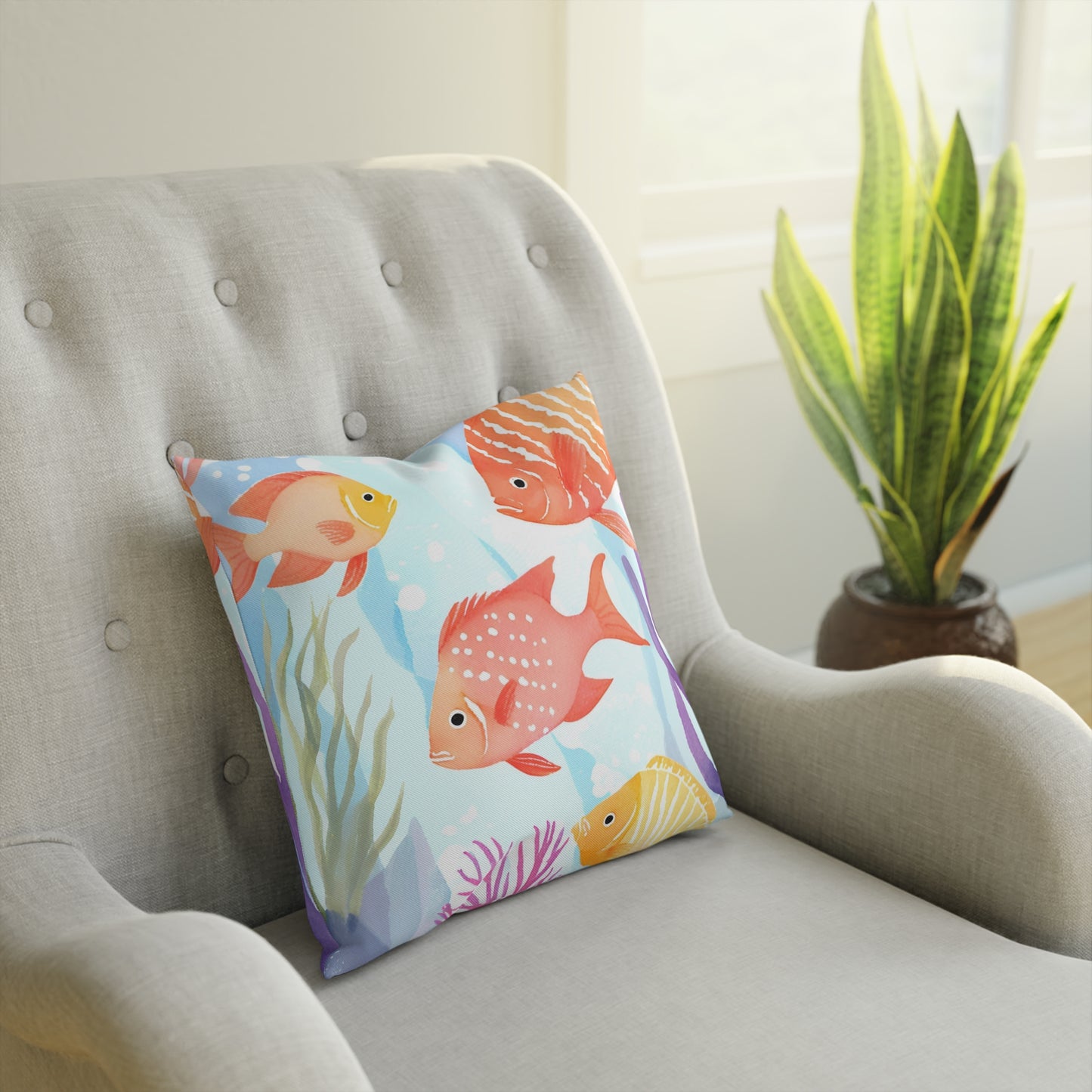 Coral Reef Eco-Friendly Pillow