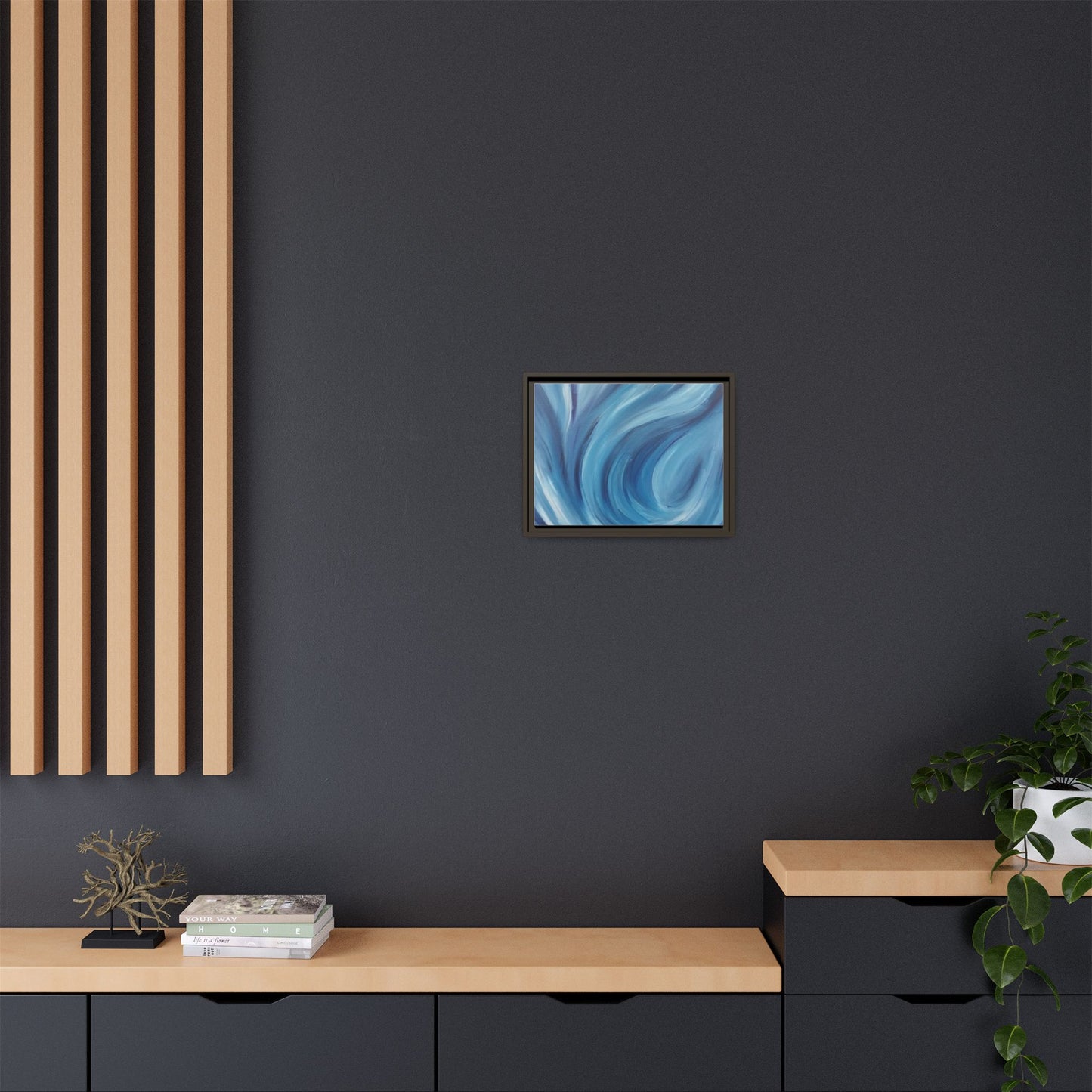 Intrinsic Reflection Framed Canvas Art