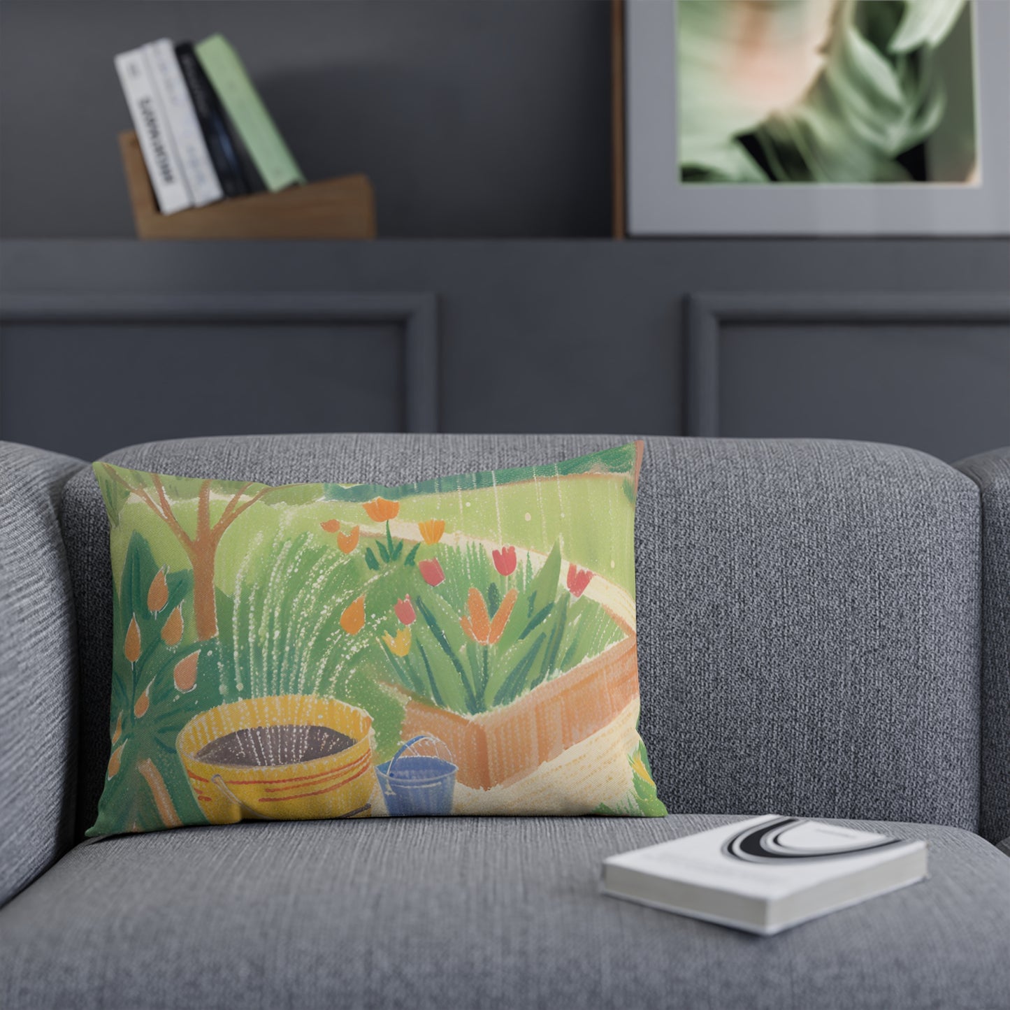 Rain Garden Eco-Friendly Pillow