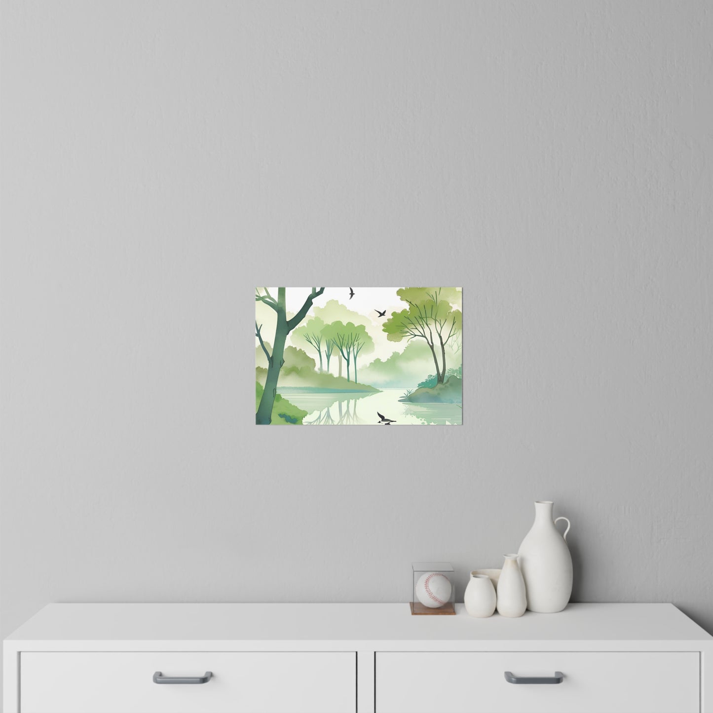 Tree Lake Wall Decals