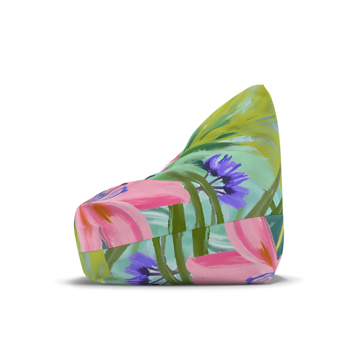 Flowers Bean Bag Chair Cover