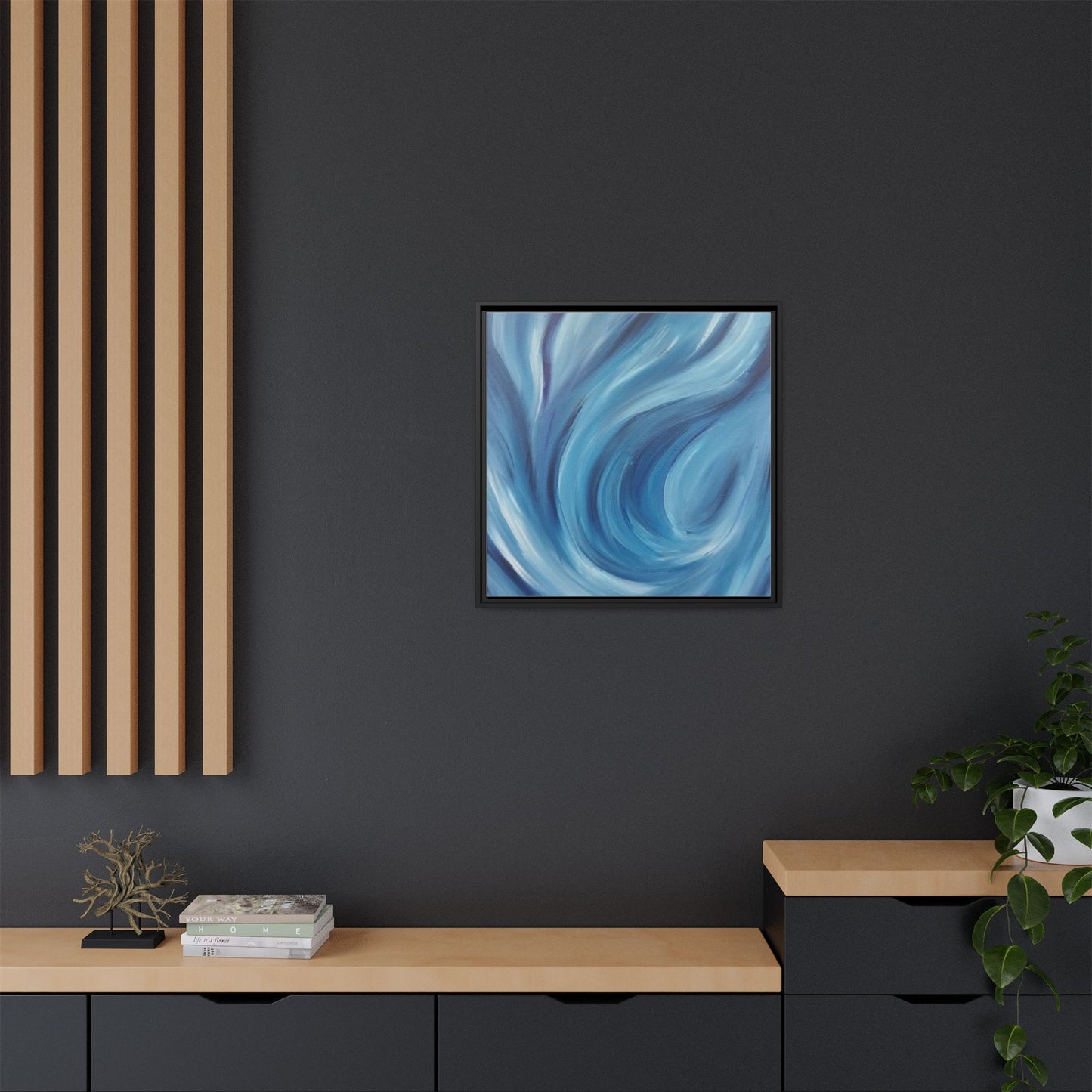 Intrinsic Reflection Framed Canvas Art