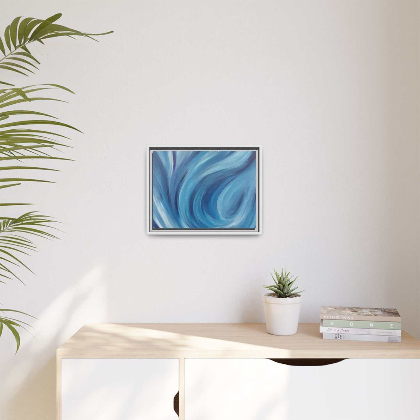 Intrinsic Reflection Framed Canvas Art