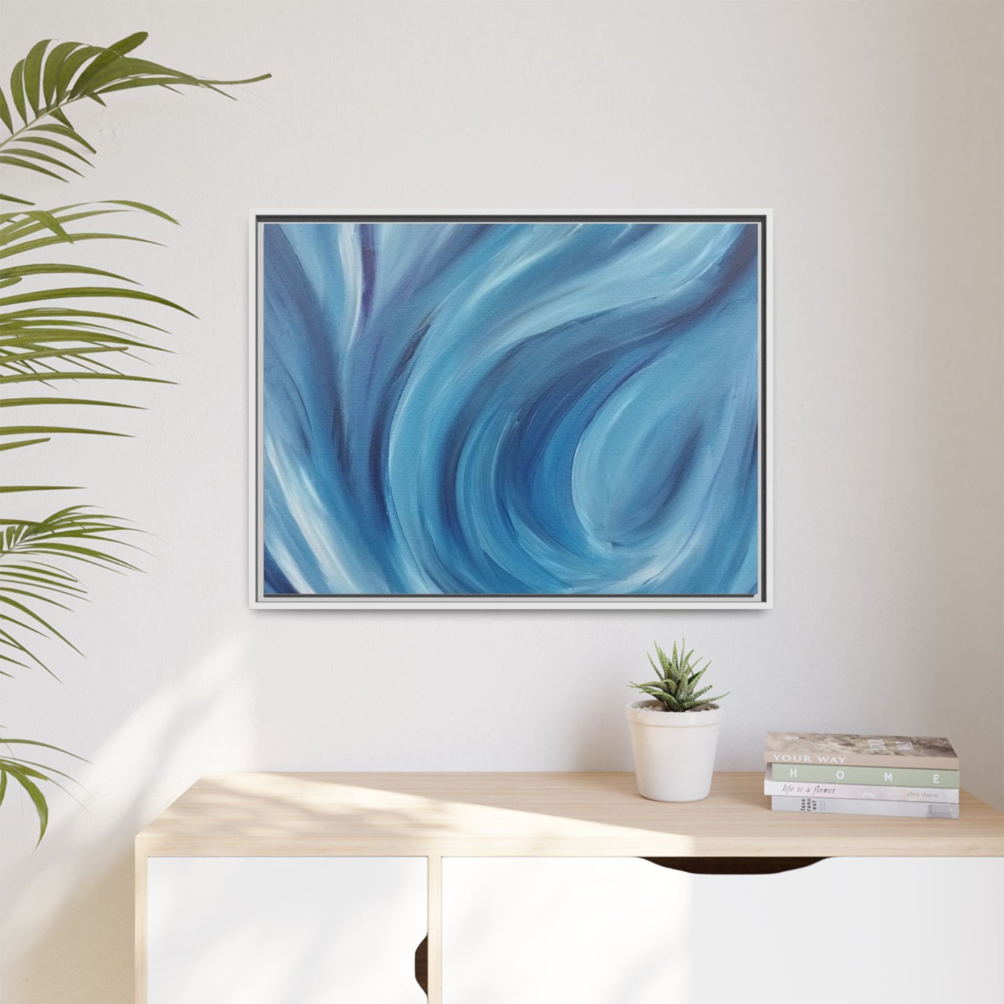 Intrinsic Reflection Framed Canvas Art