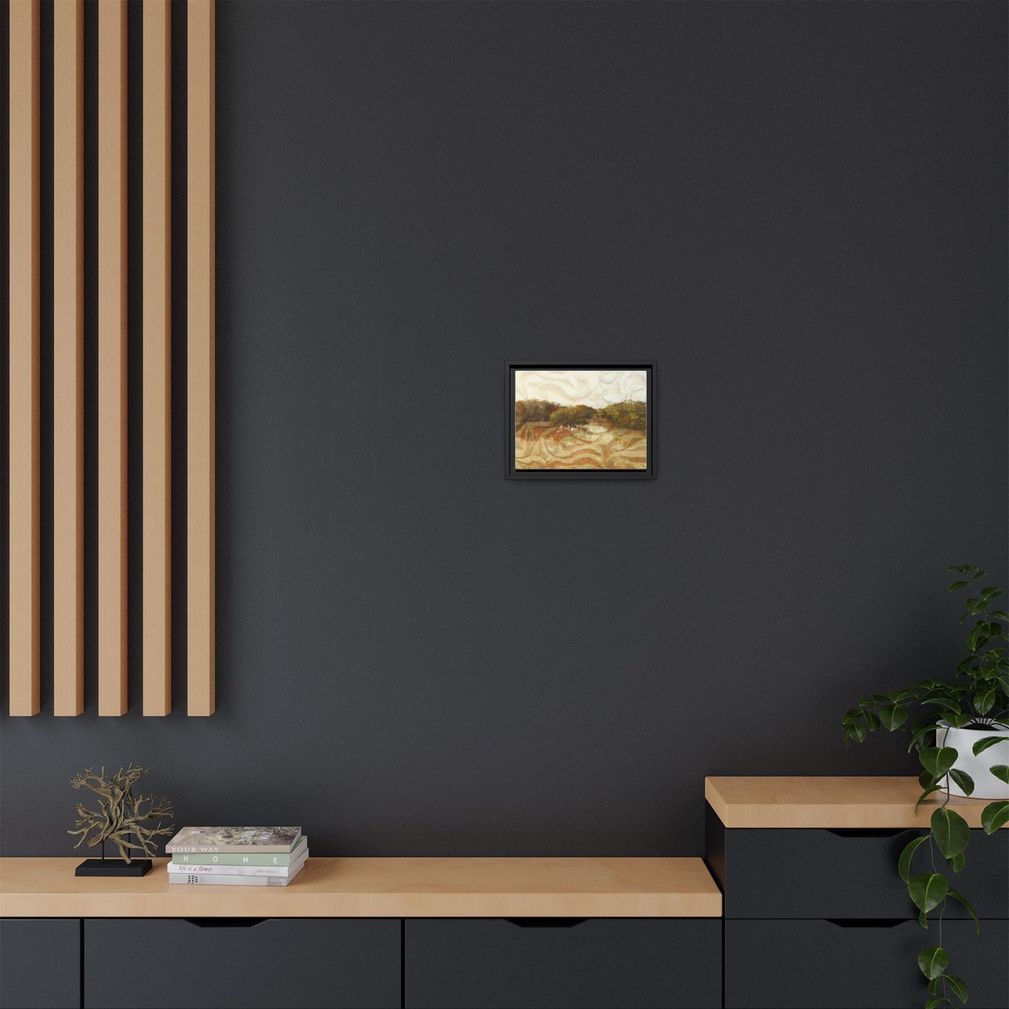 Serene Mangroves Framed Canvas Art