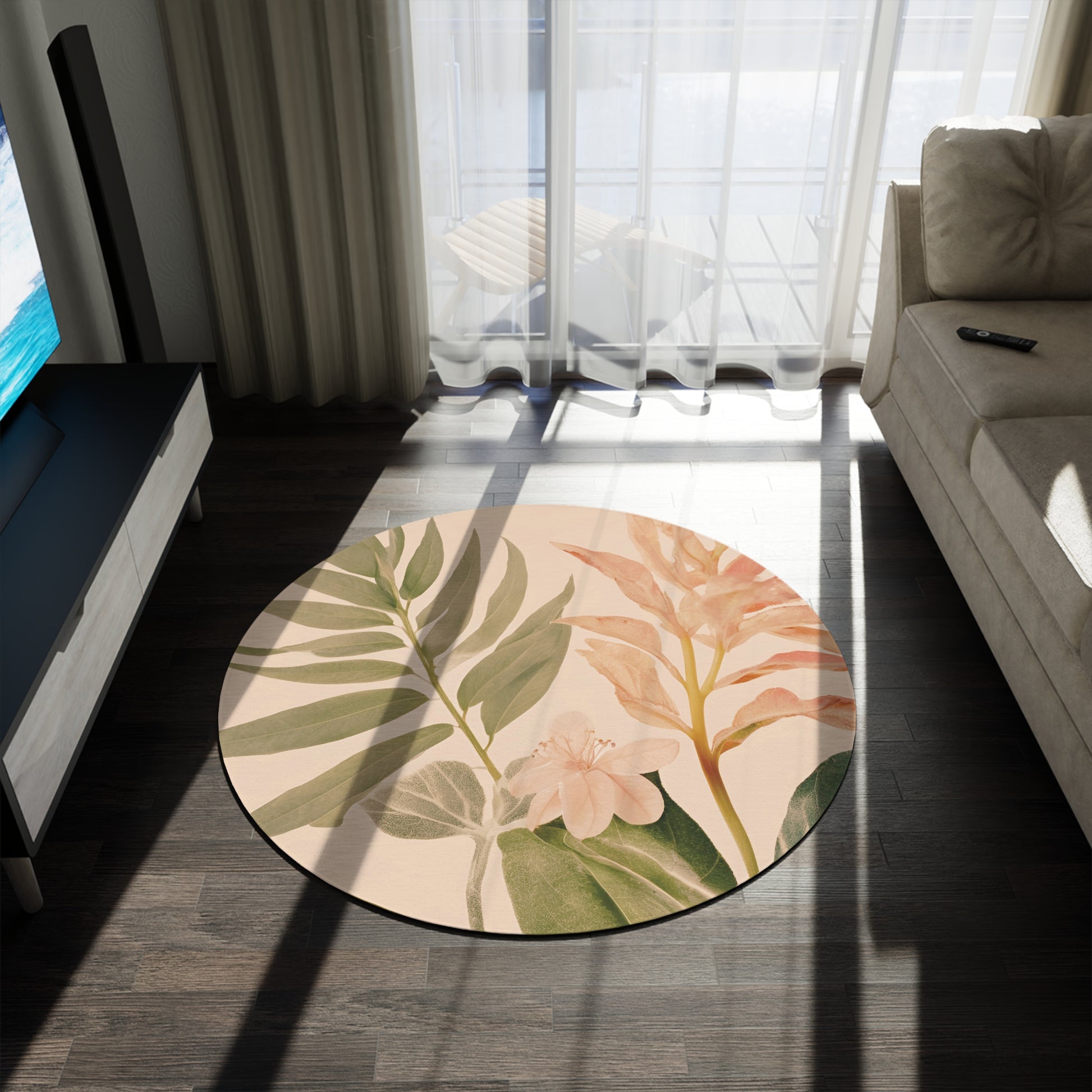 Nature's Aura Round Rug