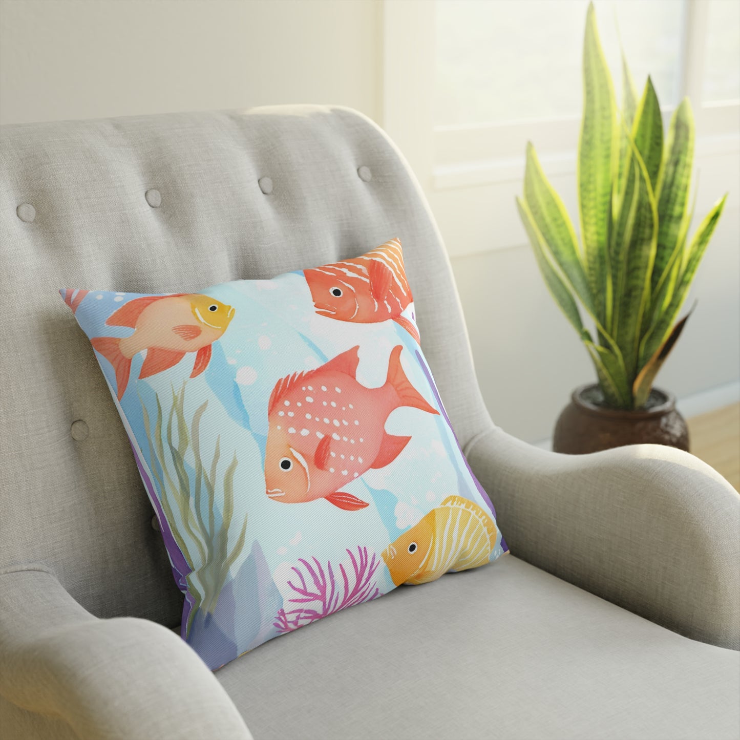 Coral Reef Eco-Friendly Pillow