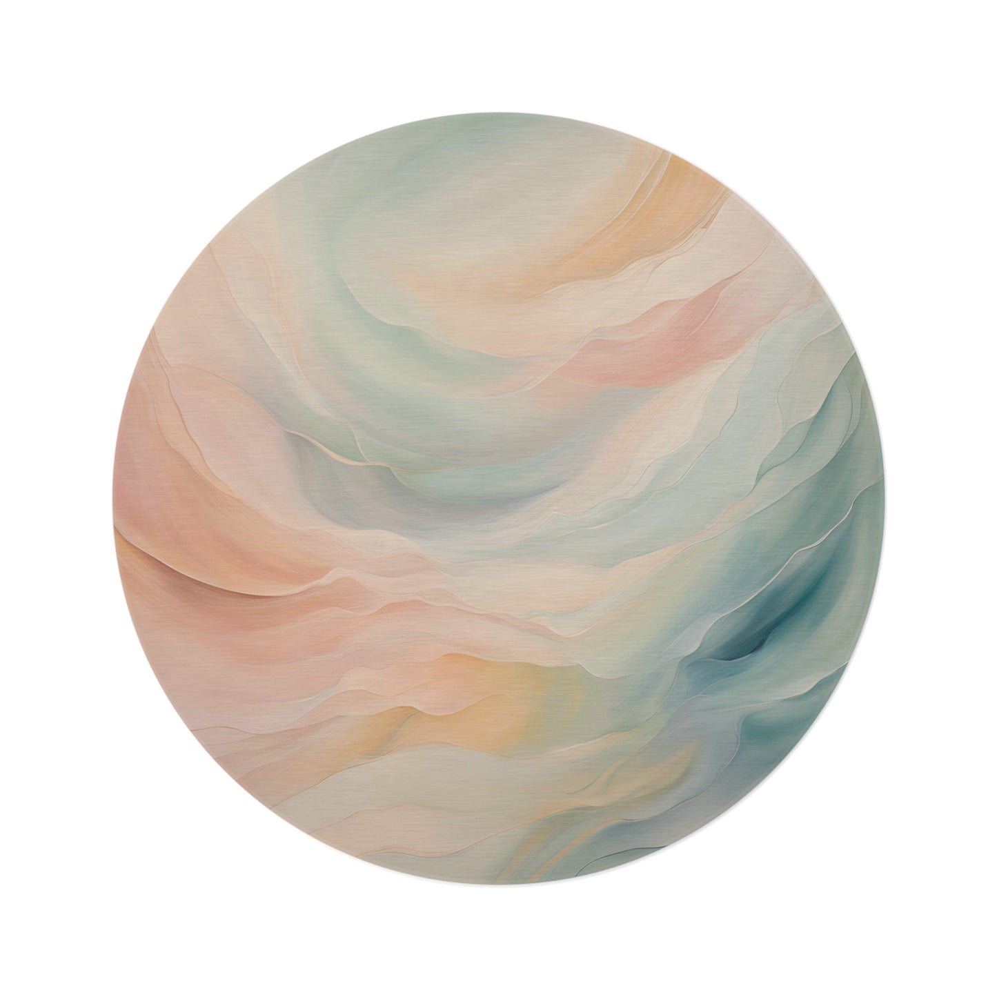 Ethereal Wave Round Rug