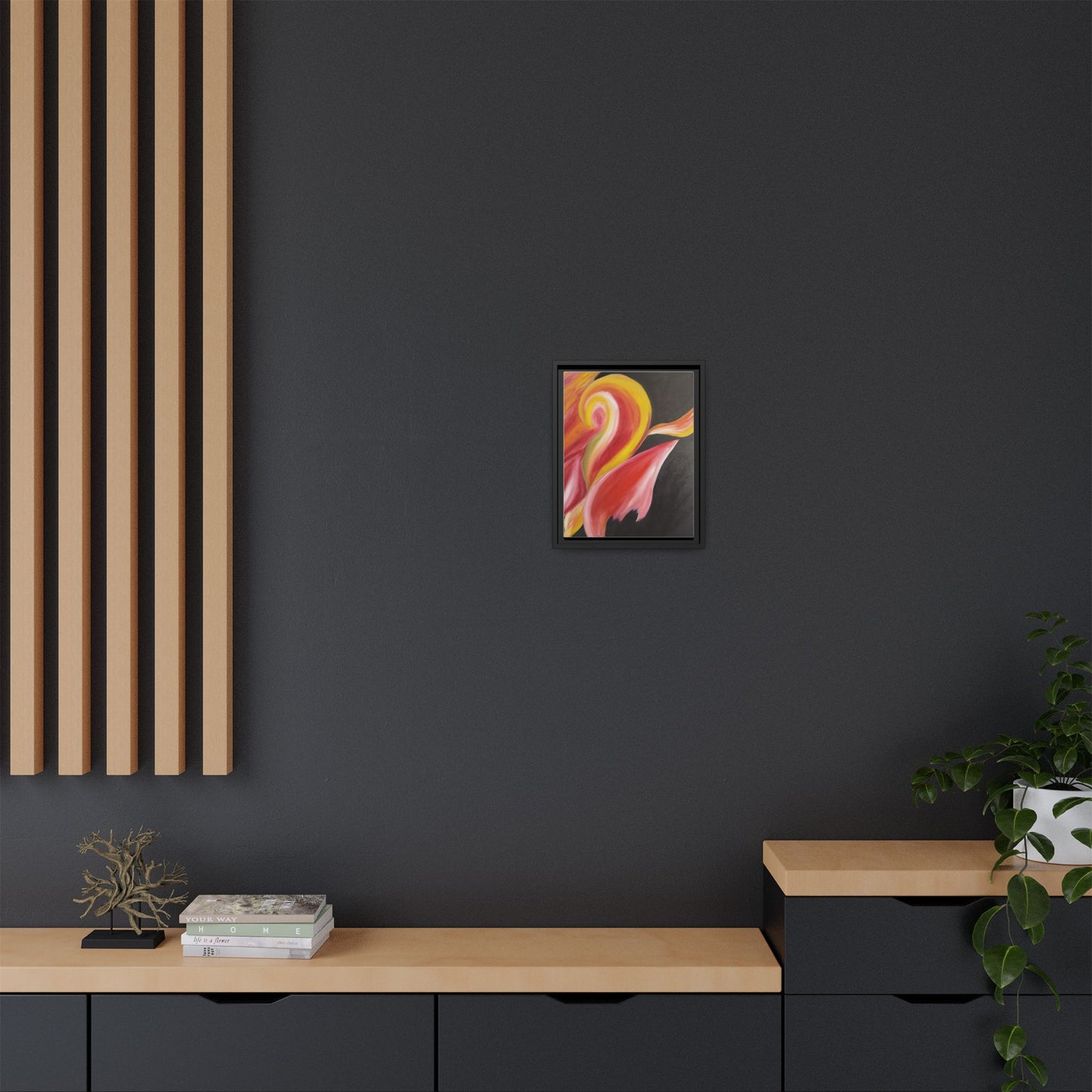 'A Autistic Phoenix' Framed Canvas Art