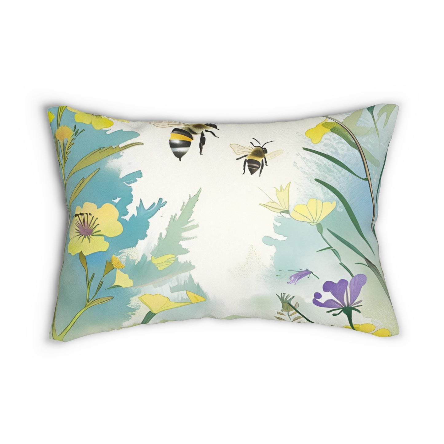 Bee Garden Lumbar Pillow