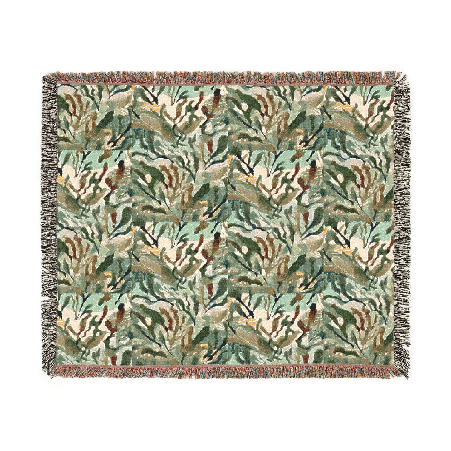 Pond Algae 100% Cotton Cozy Blanket