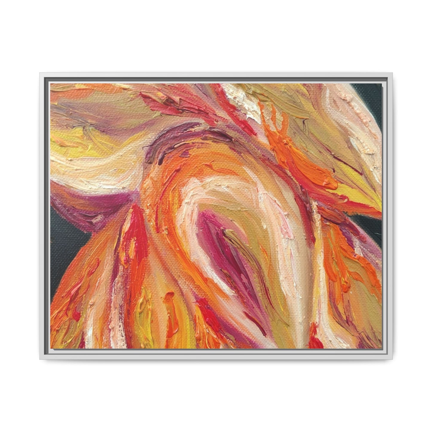 Dramatic Awakening Framed Canvas Art