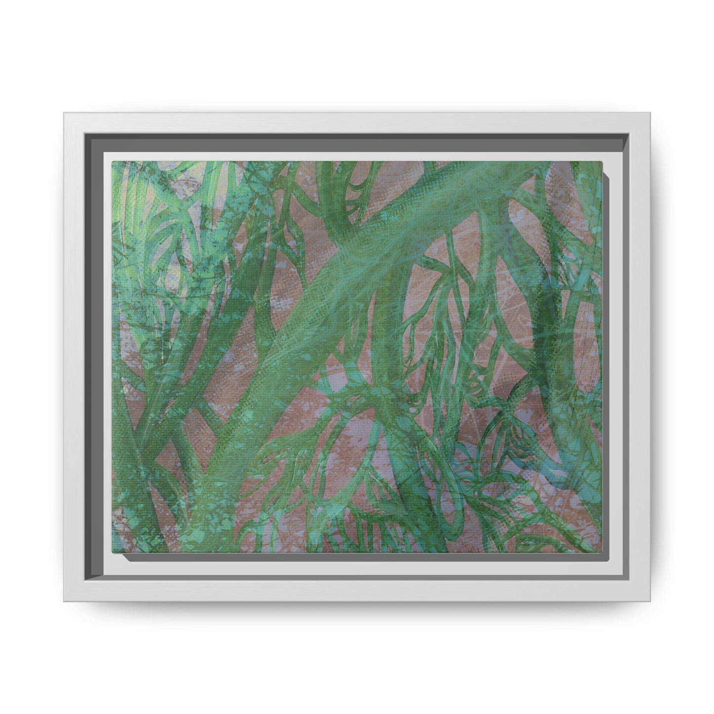 Inner Depths Framed Canvas Art