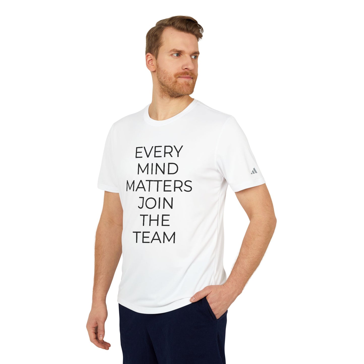 Adidas x Neurodivergent Synergy Unisex Sport T-Shirt EVERY MIND MATTERS JOIN THE TEAM