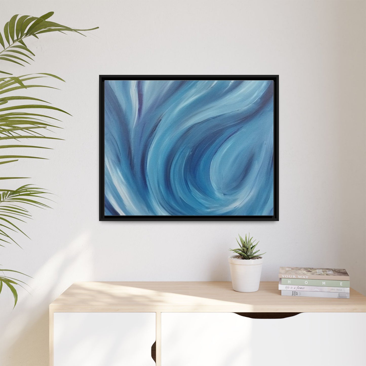 Intrinsic Reflection Framed Canvas Art