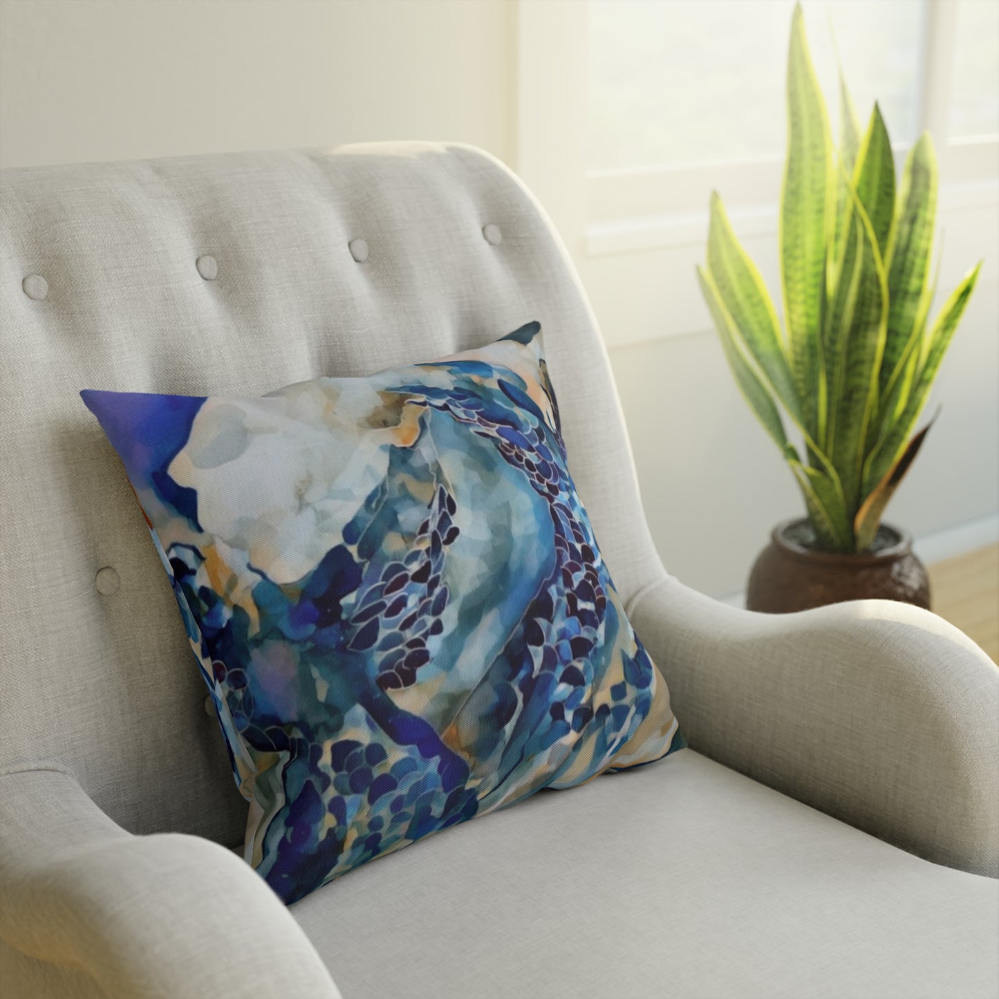 Liminal Light 1 by Helena Barbagelata Pillow