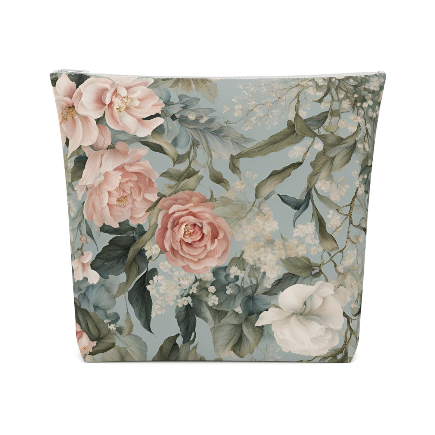 Floral Cotton Cosmetic Bag