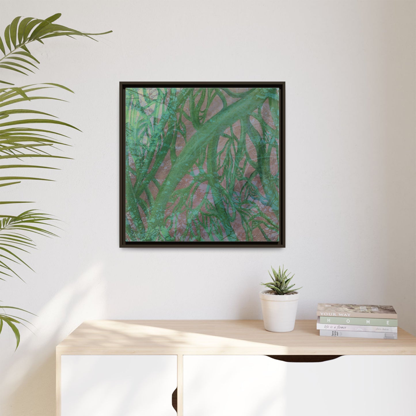 Inner Depths Framed Canvas Art