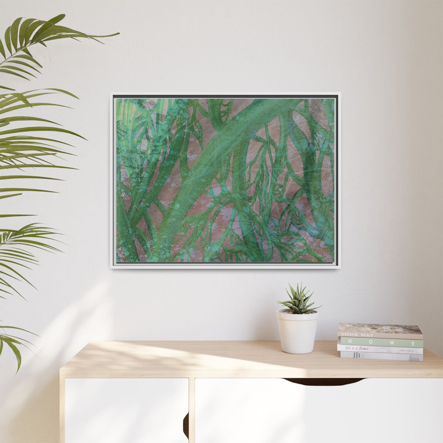 Inner Depths Framed Canvas Art