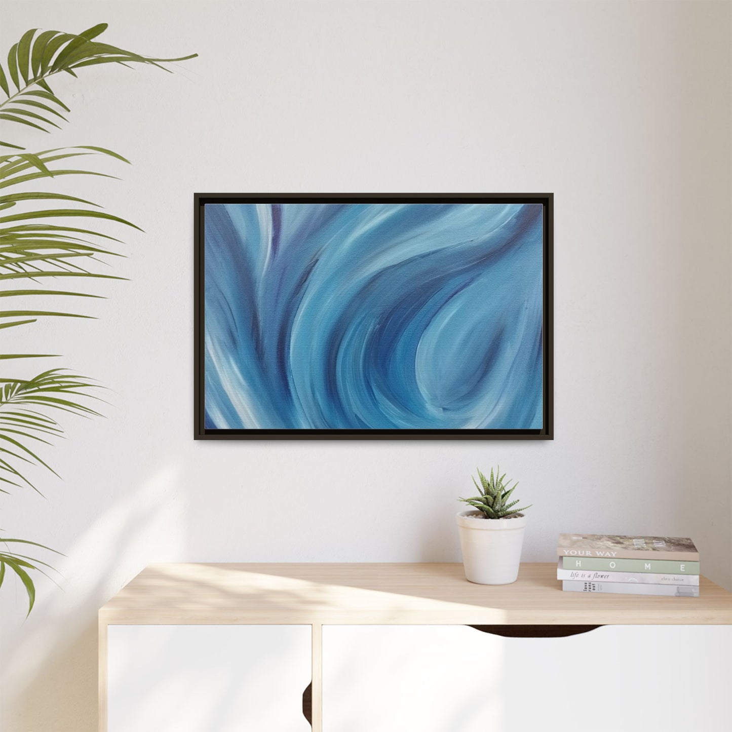 Intrinsic Reflection Framed Canvas Art
