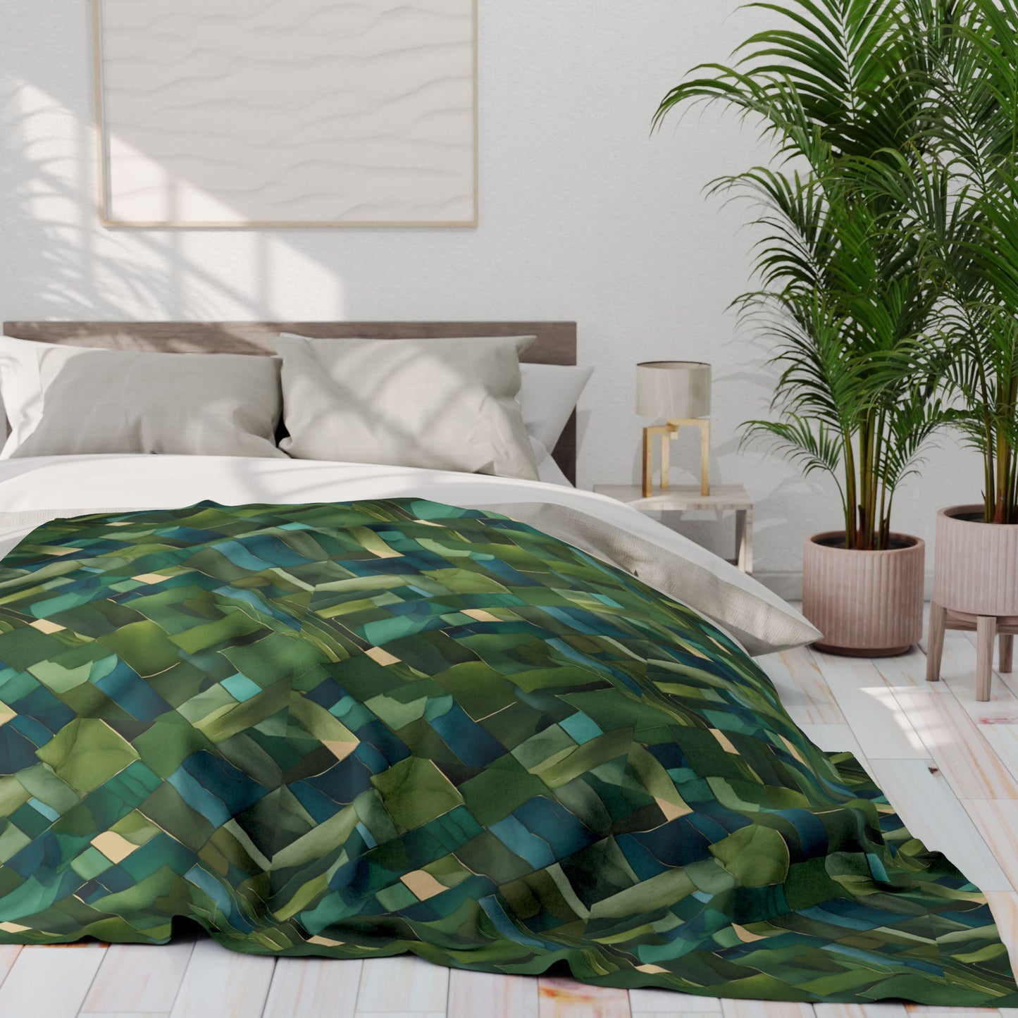 Jade Solace Arctic Fleece Blanket