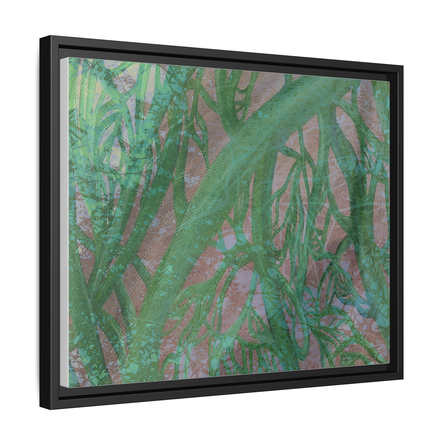 Inner Depths Framed Canvas Art