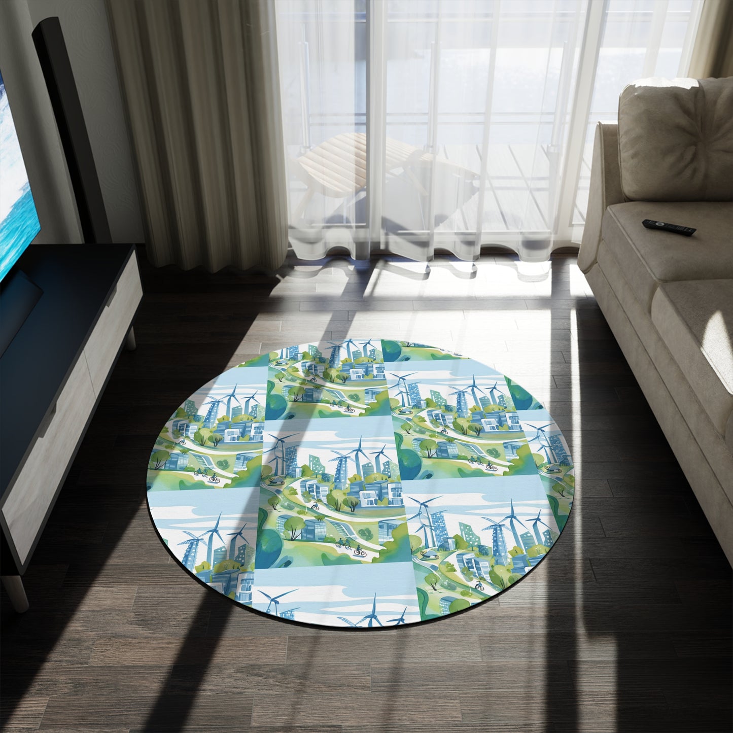 The City Round Rug