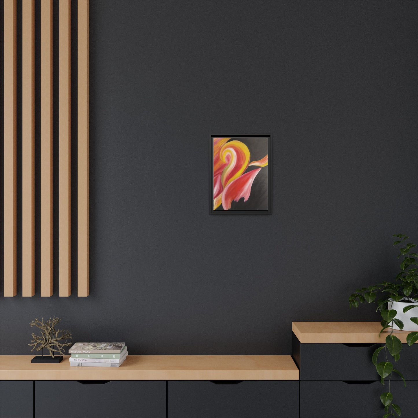 'A Autistic Phoenix' Framed Canvas Art