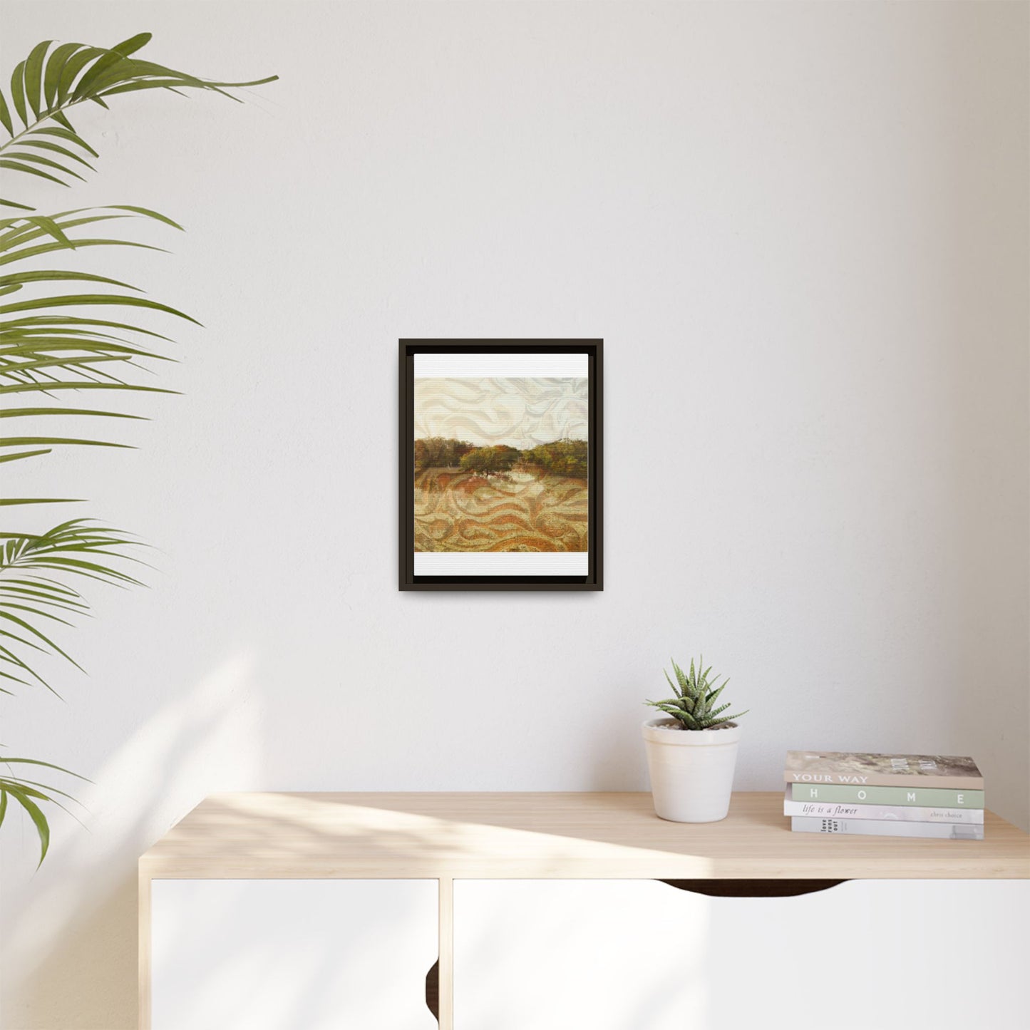 Serene Mangroves Framed Canvas Art