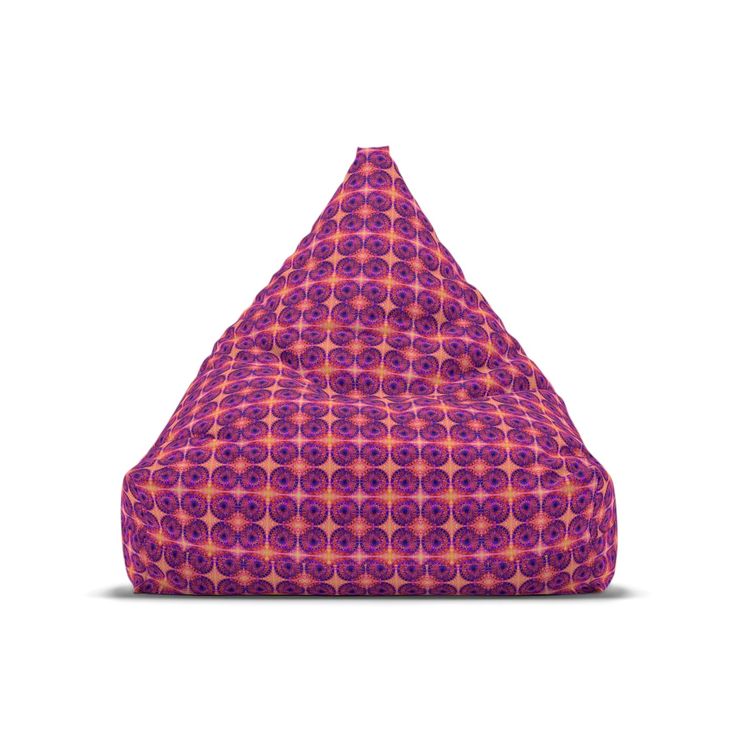 Net Circles by Uta Feinstein Bean Bag Chair Cover