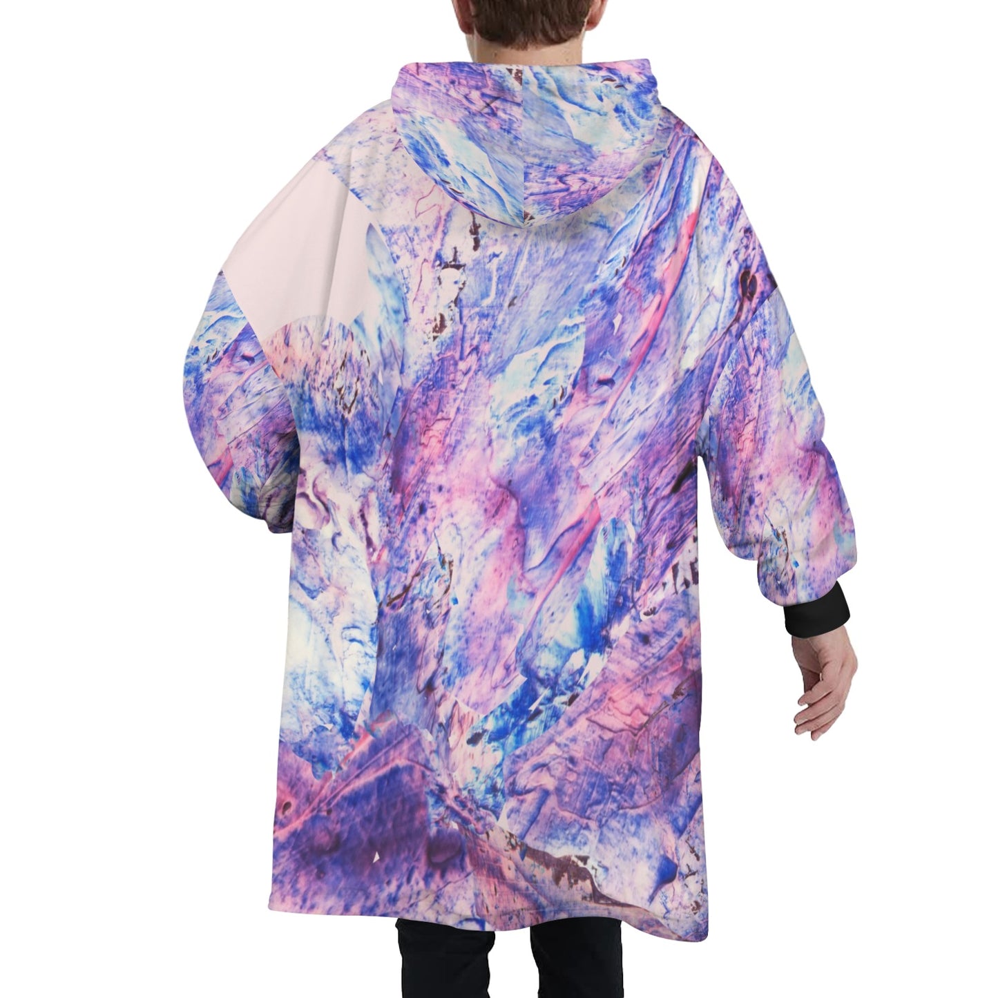 Butterfly by Lu Meng Unisex Blanket Hoodie