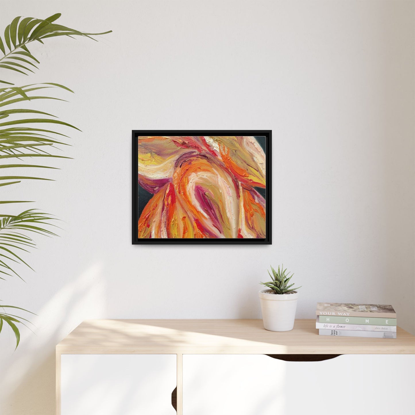 Dramatic Awakening Framed Canvas Art