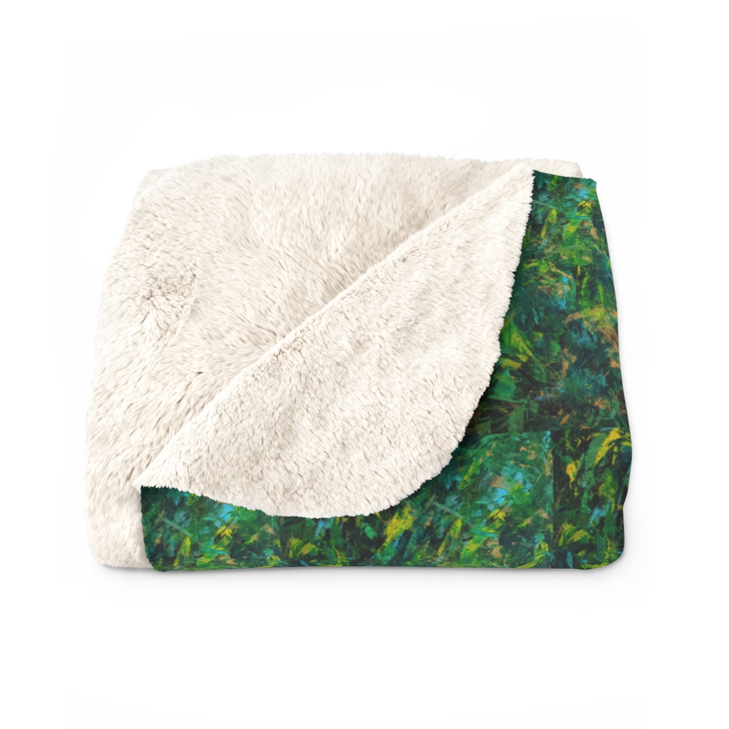 'The Woods and The Trees' by Catherine Sweet Sherpa Fleece Blanket