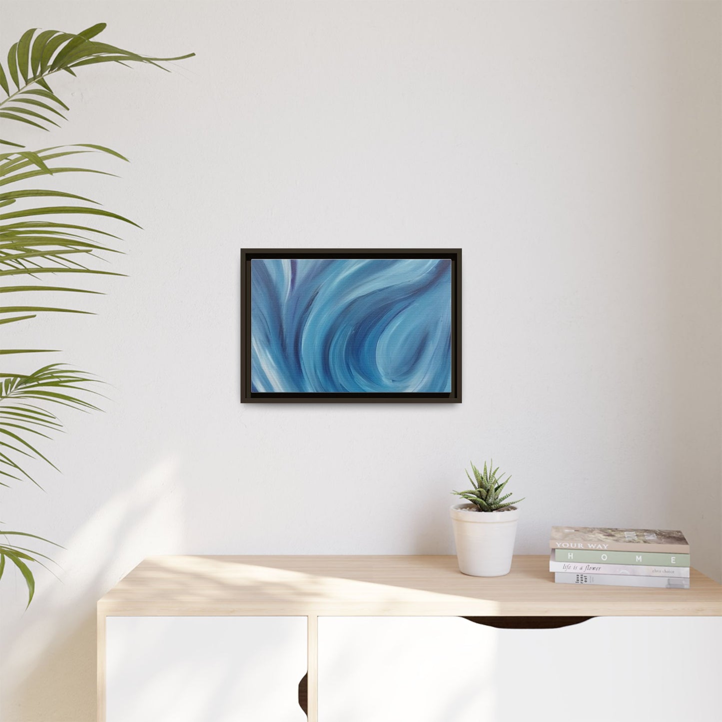 Intrinsic Reflection Framed Canvas Art