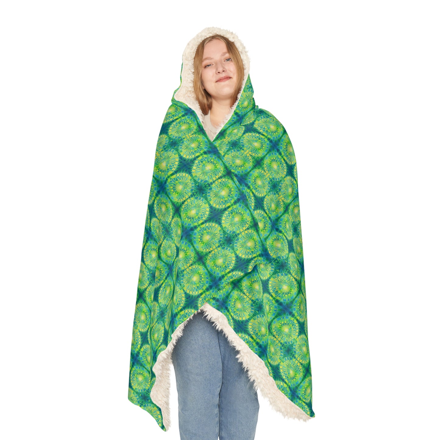 Safety Net Circles by Uta Feinstein Snuggle Blanket